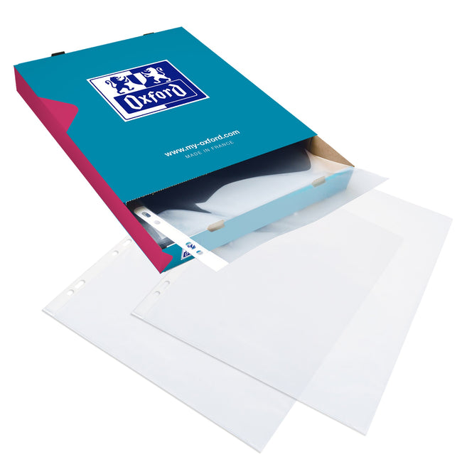 Oxford -  Showtas  a4 pp 90µ glashelder 100 stuks