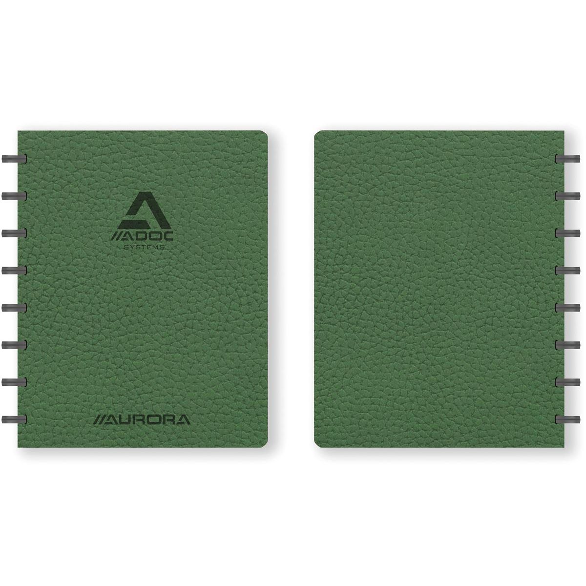 Adoc - Writing Business A5 Diamant 5x5mm 144 Seiten 90gr grün