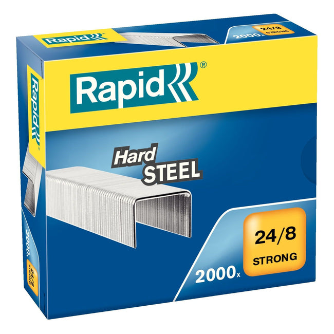 Rapid - Heftklammern 24/8 Stahl stark 2000 Stück