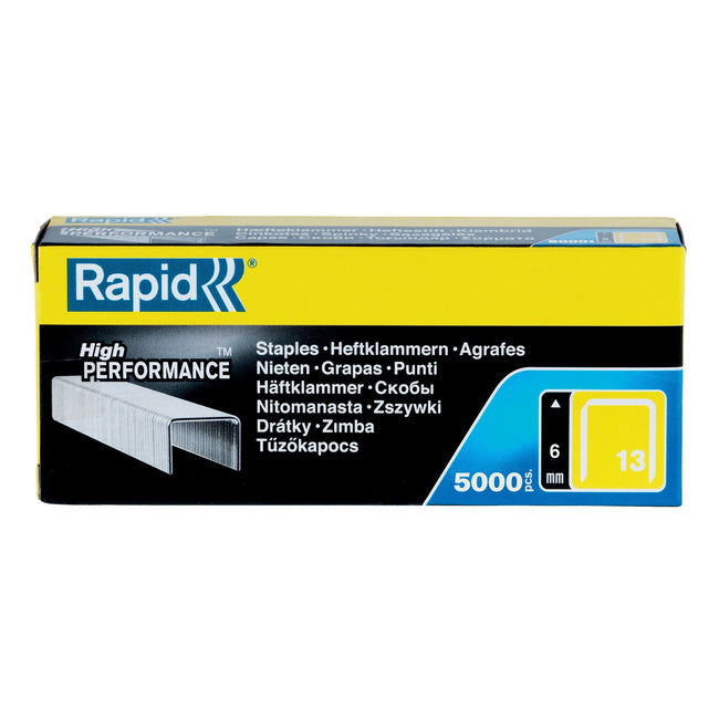 Rapid - Heftklammern 13/6 verzinkt Standard 5000 Stück