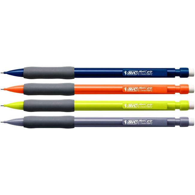 BIC -  Vulpotlood  matic original grip hb 0.7mm | 12 stuks