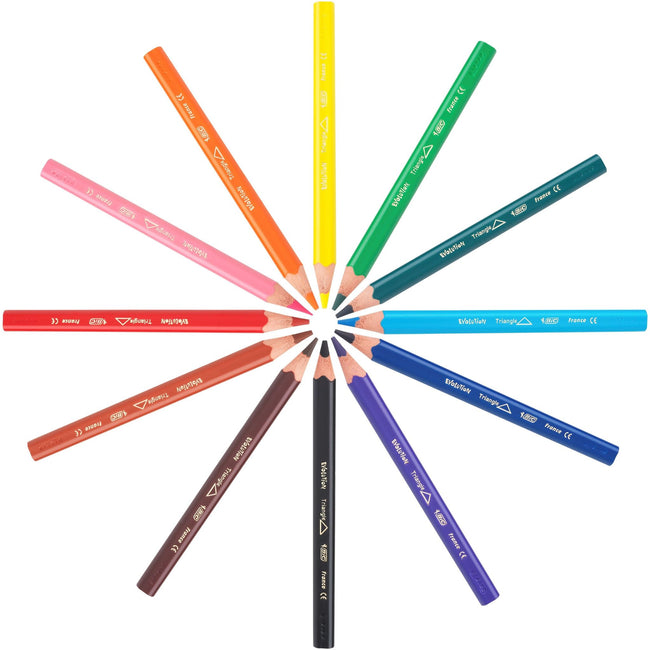 BIC -  Kleurpotlood kids ecolutions schoolbox 144st | 10 stuks