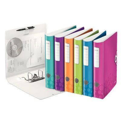 Leitz - WOW-Ordner Active, farbig sortiert, Rücken 6,5 cm