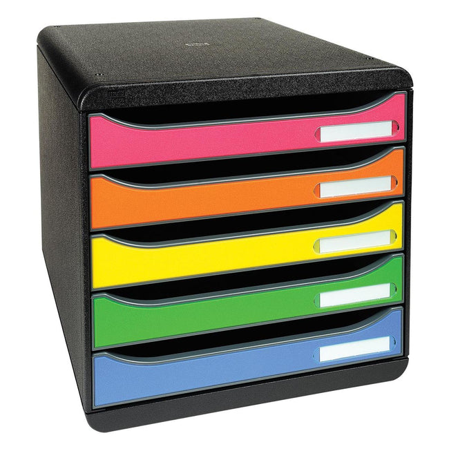 Exacompta - Schubladenelement Big-Box Plus Classic, Harlekin