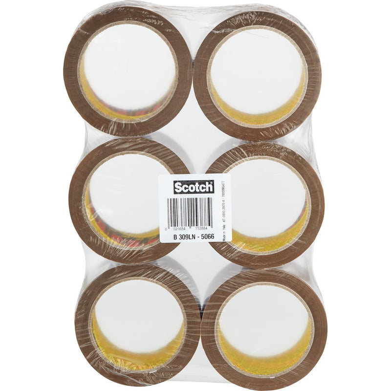 Scotch – geräuscharme Verpackung, ft 50 mm x 66 m, braun, Packung mit 6 Rollen
