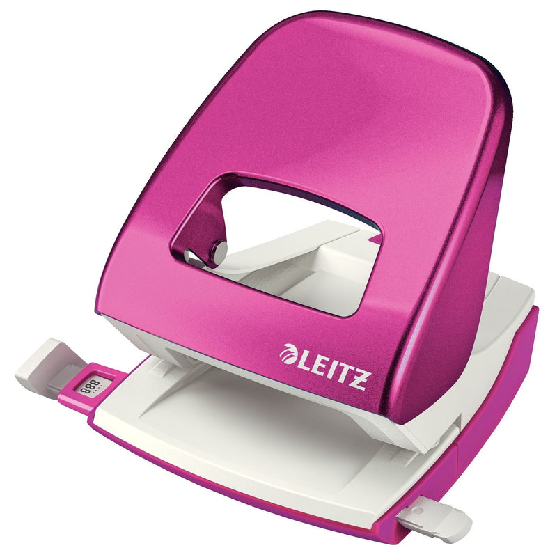 Leitz - Locher WOW 5008 Nexxt Metall 30 Blatt rosa