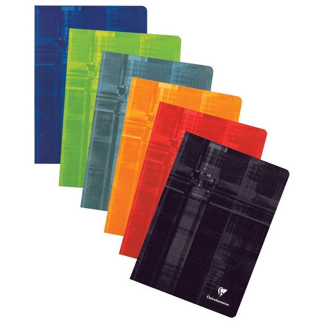 Clairefontaine - Notizbuch A4 Raute 4x8mm 80 Seiten 90gr sortiert