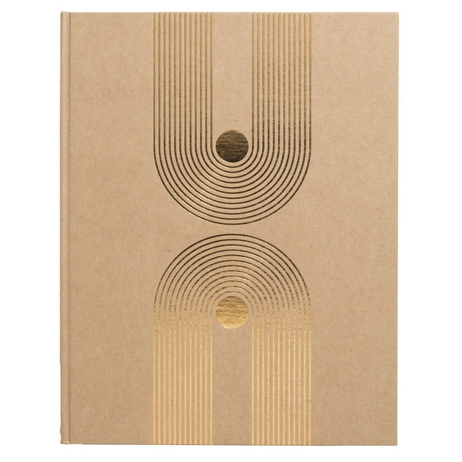 Exacompta -  Gastenboek  graphik 270x220 blanco kraft