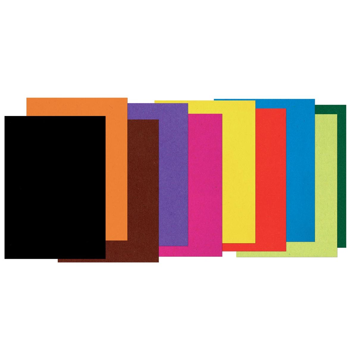 Klika – Farbiges Zeichenpapier, 120 g, ft 17 x 21 cm, verschiedene Farben, Packung mit 500 Blatt