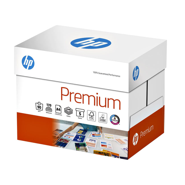 HP -  Kopieerpapier  premium a4 90gr wit | 5 stuks