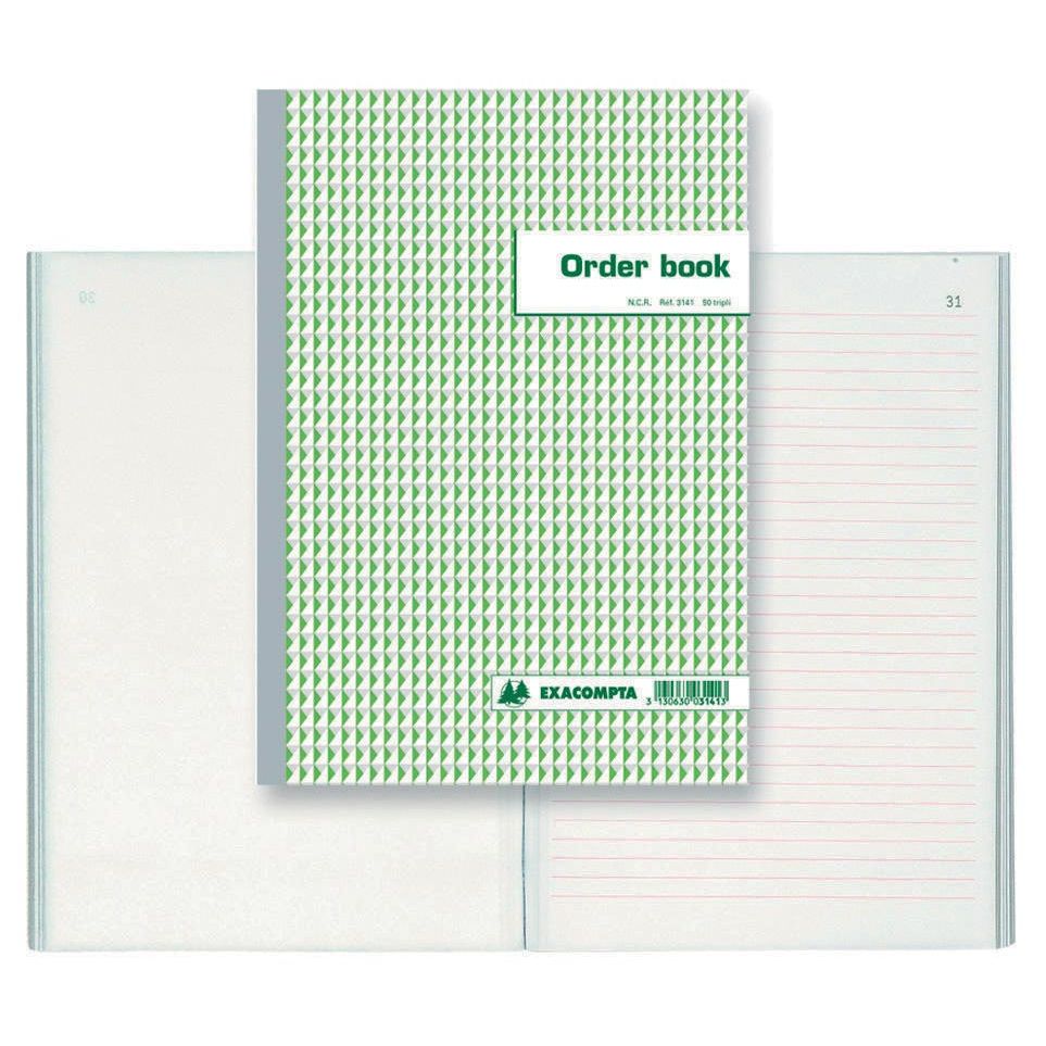 Exacompta - Bestellbuch, ft 29,7 x 21 cm, dreifach (50 x 3 Blatt)