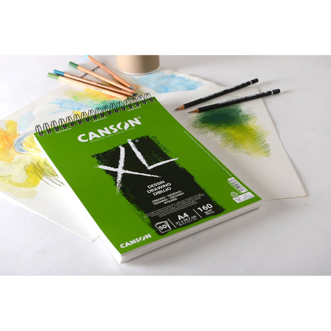 Canson -  Tekenpapier  xl drawing 50vel 160gr a3 wit | 5 stuks