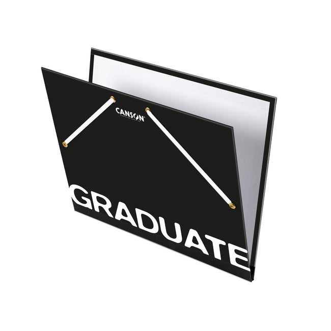 Canson -  Tekenmap  graduate 320x450mm zwart | 10 stuks