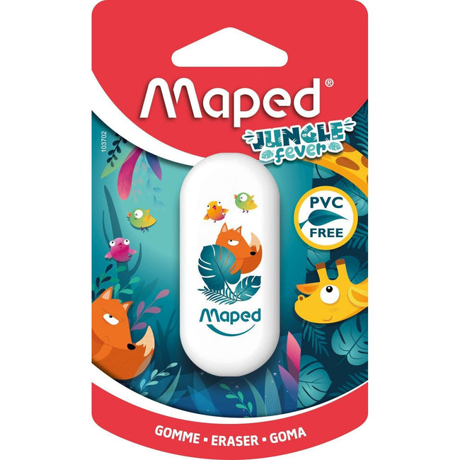 Maped -  Gum  jungle fever 1 stuk assorti