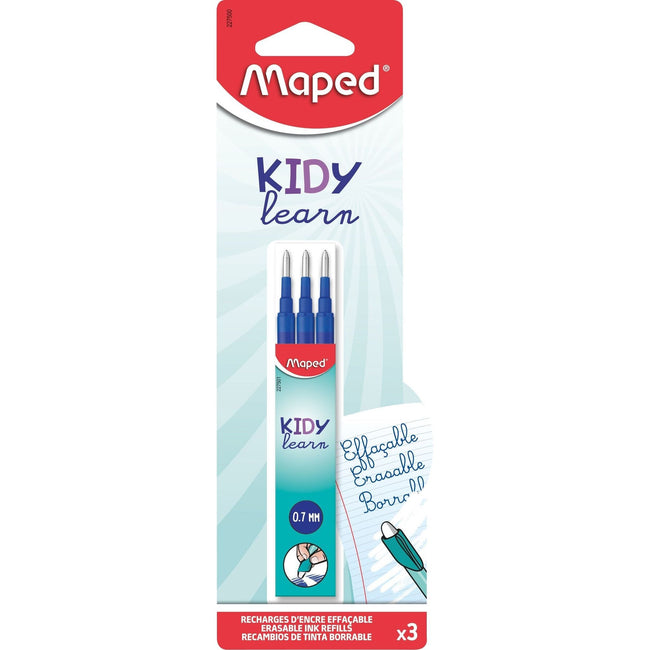 Maped -  Balpenvulling  kidy uitwisbaar m blauw 3st