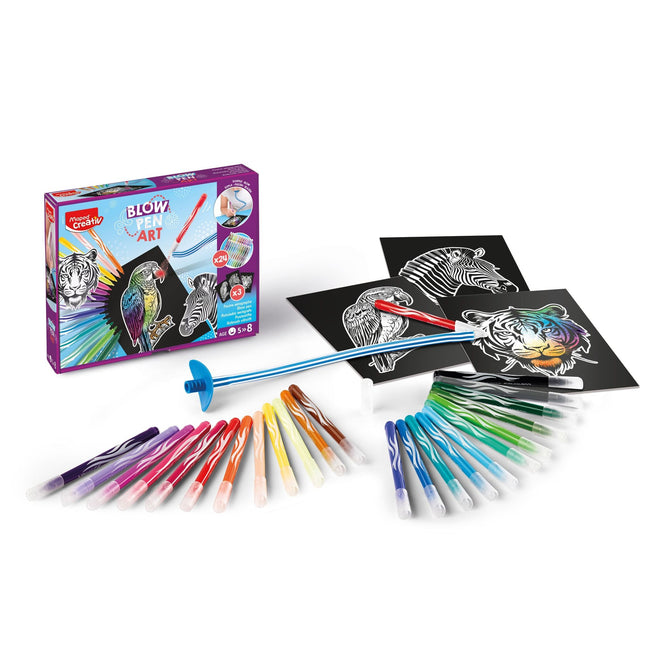 Maped -  Blowpen  art creatief met 24 kleuren