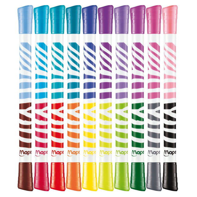 Maped -  Viltstift  color'peps duo colors set 10st