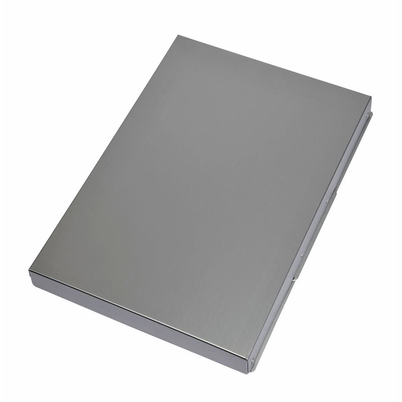 Maul - Klemmbretthülle Assist A4 stehend, seitlich öffnend, Aluminium