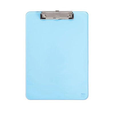 Maul - Klemmbrett A4 hoch transparent PS neonblau