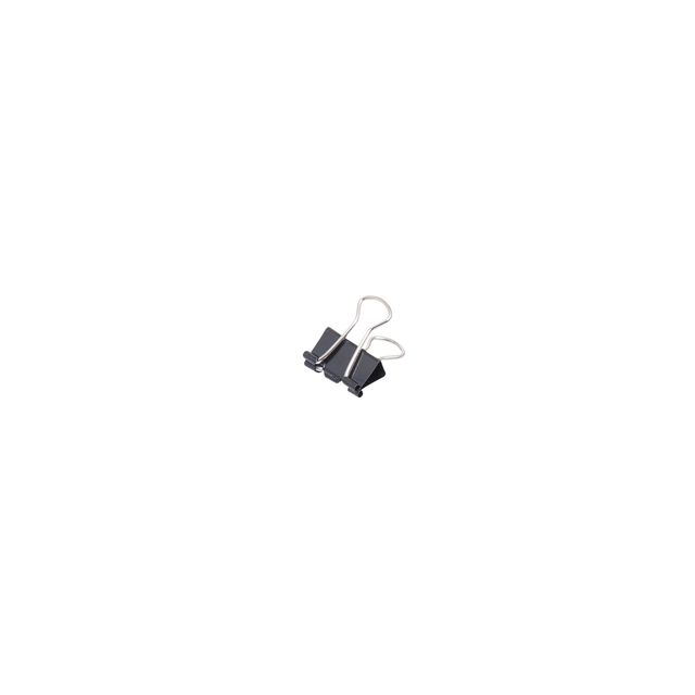 MAUL - Büroklammer 213 Foldback 13mm schwarz 12 Stück