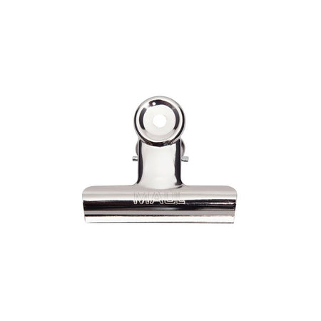 Maul - Büroklammer Bulldog 70mm Kapazität 40mm silber 5 Stück
