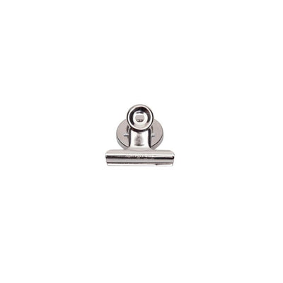 Maul - Büroklammer Bulldog mit Magnet 40mm silber 2 Stück