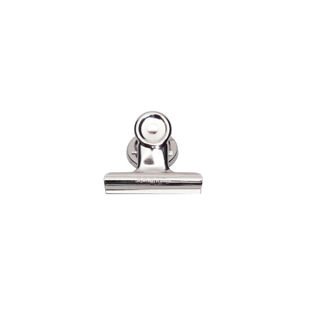 MAUL - Büroklammer Bulldog mit Magnet 52mm silber 2 Stück