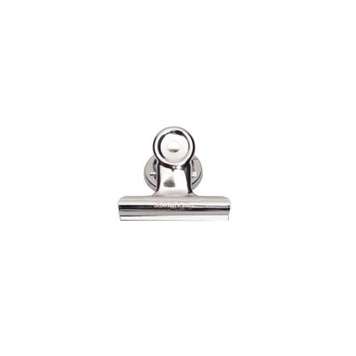MAUL - Büroklammer Bulldog mit Magnet 52mm silber 2 Stück