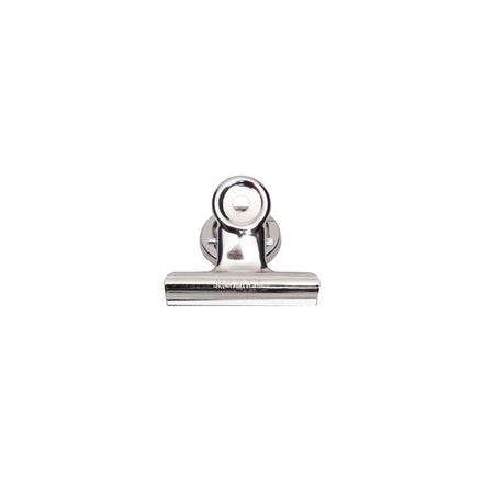 MAUL - Büroklammer Bulldog mit Magnet 52mm silber 2 Stück