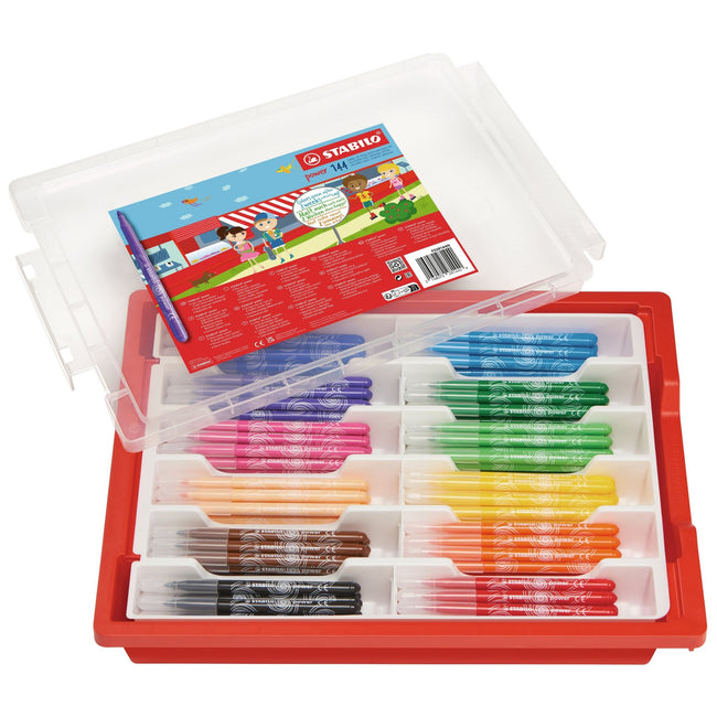Stabilo -  Viltstift power 280 144st assorrti
