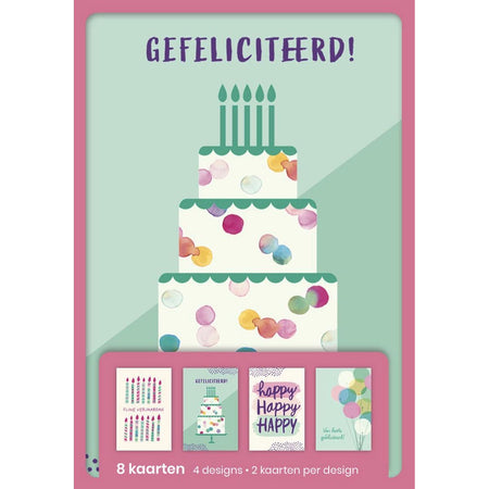 Hallmark – Grußkarten, Glückwünsche, Blister mit 8 Stück