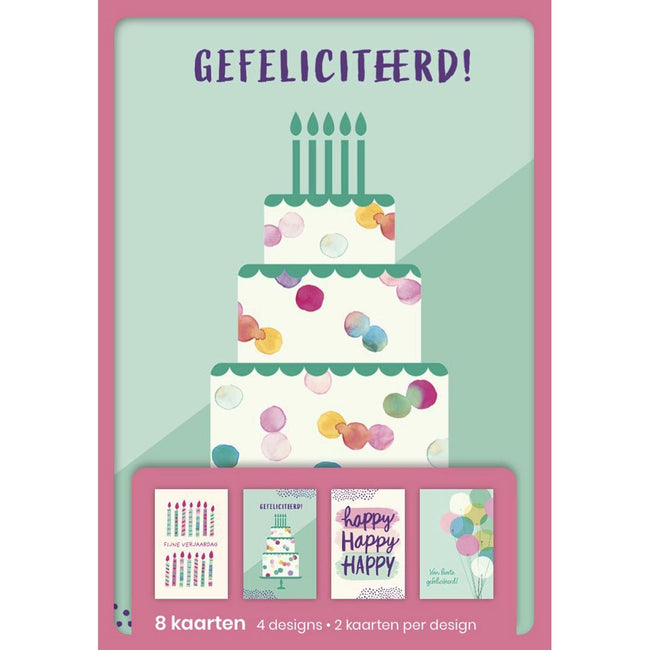 Hallmark – Grußkarten, Glückwünsche, Blister mit 8 Stück