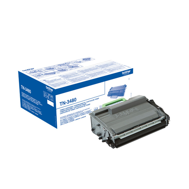 Brother -  TN-3480P tonercartridge 1 stuk(s) Origineel Zwart