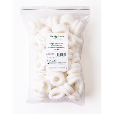Fixfirst - Fingerbobs, Textil, weiß, Packung à 50 Stück