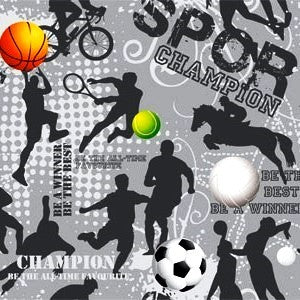 Klika - Geschenkpapier Sportmeister-Geschenkpapier 70 cm