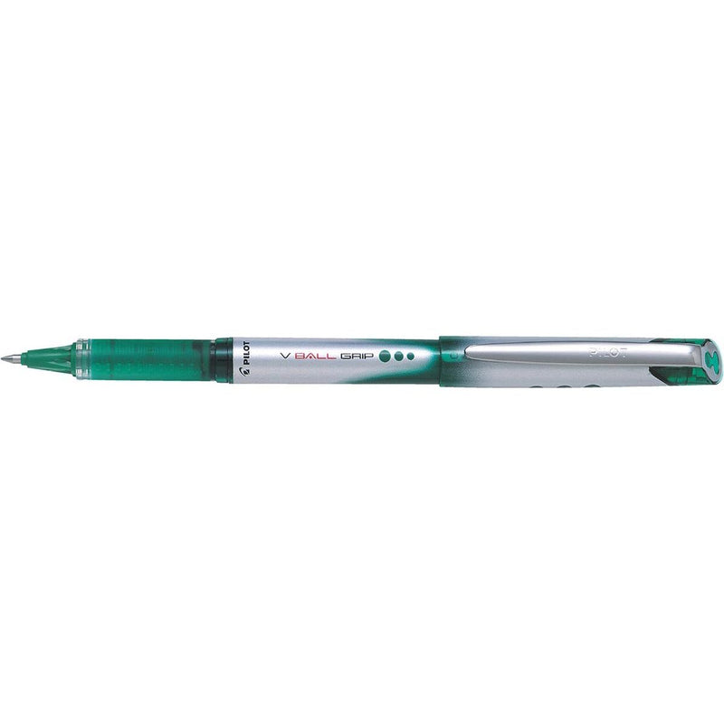Pilot - Roller V-BALL Grip, mittlere Spitze 0,7 mm, grün