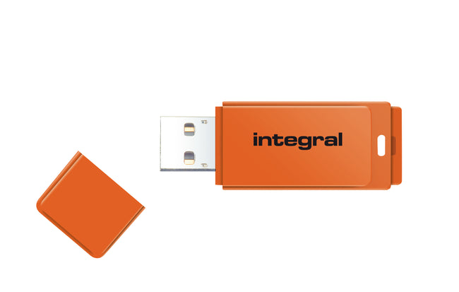 Integral - USB-Stick 2.0 16 GB neonorange