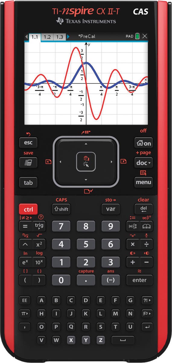 Texas Instruments -  Texas grafische rekenmachine TI-Nspire CX II-T CAS