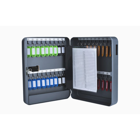 Pavo - Schlüsselschrank Basic mit Zahlenschloss 36 Haken 300x240x80mm
