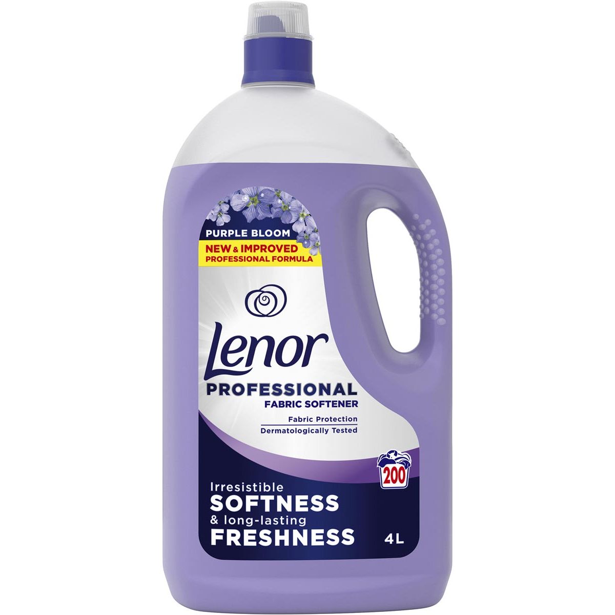 Lenor Professional -  Professional wasverzachter paarse bloem, fles van 4 l