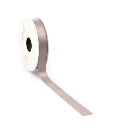 Satinband PREMIUM Double Face 16 mm x 25 Meter Nude / Eierschale
