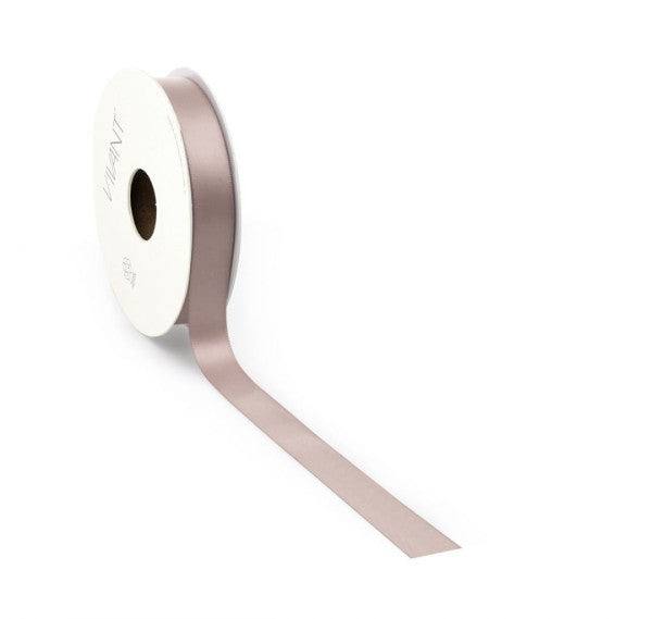 Satinband PREMIUM Double Face 16 mm x 25 Meter Nude / Eierschale