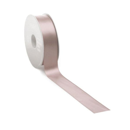 Satinband PREMIUM Double Face 25 mm x 25 Meter Nude / Eierschale