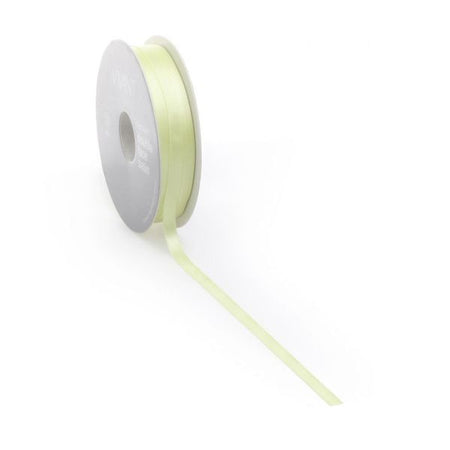 Satinband PREMIUM Double Face 10 mm x 25 Meter anis