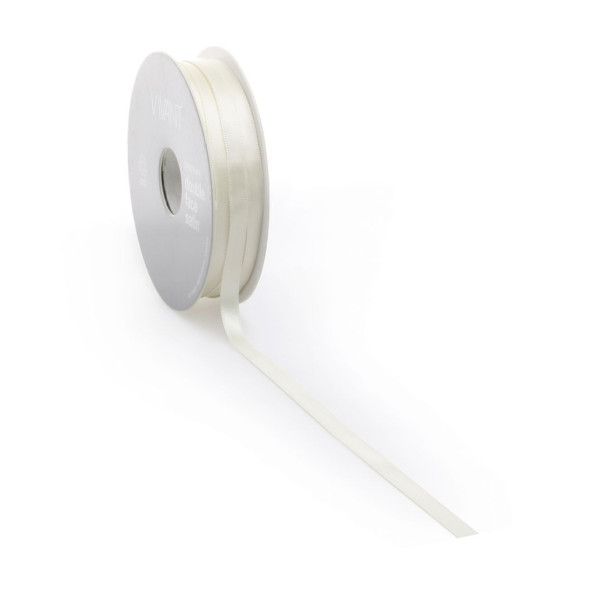 Satinband PREMIUM Double Face 16mm x 25 Meter beige / natur
