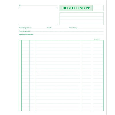 Exacompta - Bestellungen, ft 21 x 18 cm, Niederländisch