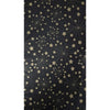 Seidenpapier aus Seide, 50 x 75 cm, 22 g, 100 Blatt, schwarz mit goldenen Sternen