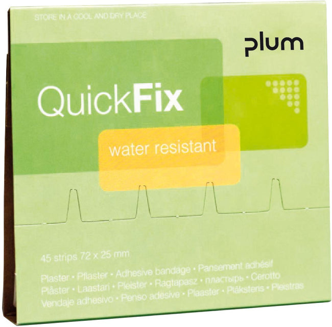 Plum - QuickFix-Nachfüllung für Pflasterspender, 45 Kunststoffpflaster