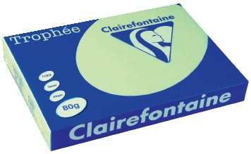 Clairefontaine -  Trophée tel, gekleurd papier, A3, 80 g, 500 vel, groen