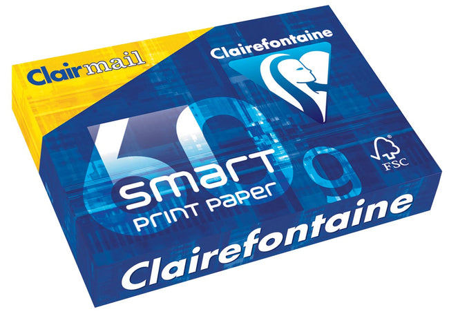 Clairefontaine -  Smart Printing printpapier ft A4, 60 g, pak van 500 vel